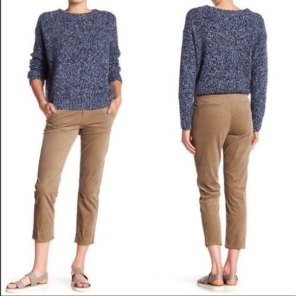 Vince Classic Cropped Corduroy Chino Pants - Picture 14 of 14